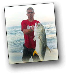 man holding big fish