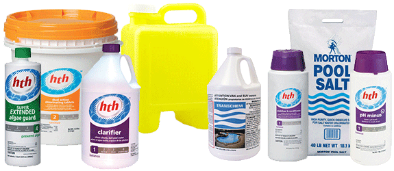 pool chemical banner